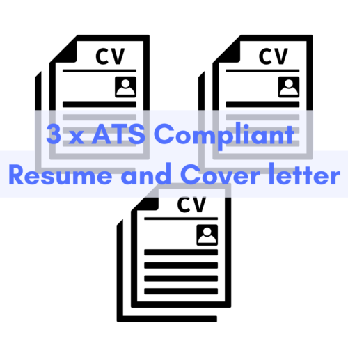 Product image 3 x ATS Compliant Resume and Cover letter